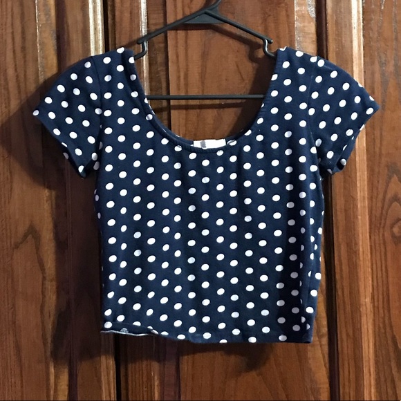 Polka dot crop top - Picture 1 of 2